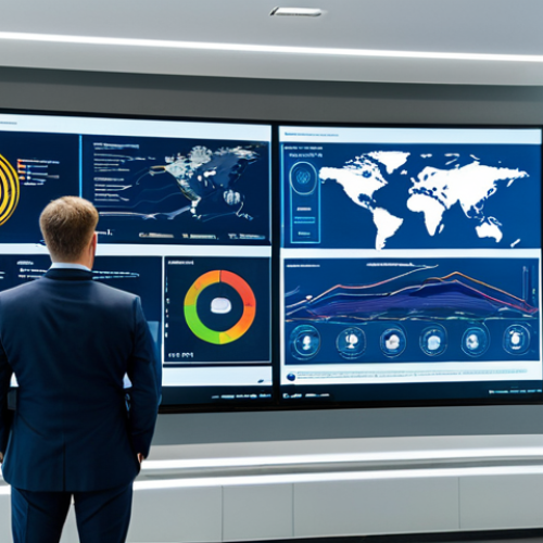 A professional individual, embodying the spirit of an administrative safety qualification holder, is depicted in a modern, technologically advanced government office. They are fully clothed in a modest, professional business suit, standing next to a large transparent digital screen displaying sophisticated data visualizations and AI-driven insights for public service optimization. The environment is clean, bright, and futuristic, showcasing efficient digital transformation. The subject has perfect anatomy, correct proportions, a natural pose, well-formed hands, and proper finger count, reflecting expertise and dedication. Safe for work, appropriate content, professional dress, high quality, realistic, detailed, professional photography.