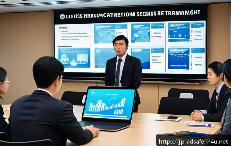 행정안전 분야 자격시험 난이도 순위 - A professional Japanese emergency management training seminar scene, featuring diverse adult partici...