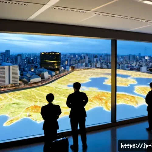 행정안전 프로젝트 성공 사례 - Photorealistic Japanese municipal disaster-prevention success scene, a diverse team of local governm...